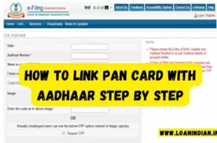 How To Link Pan Card With Aadhaar Step by Step