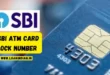 SBI ATM Card Block Number