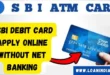 SBI Debit Card Apply Online Without Net Banking
