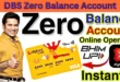 DBS Zero Balance Account